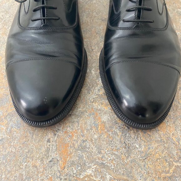 Men\'s Salvatore Ferragamo {sz 11D} Lace-Up Oxfords Shoes Black main image 9